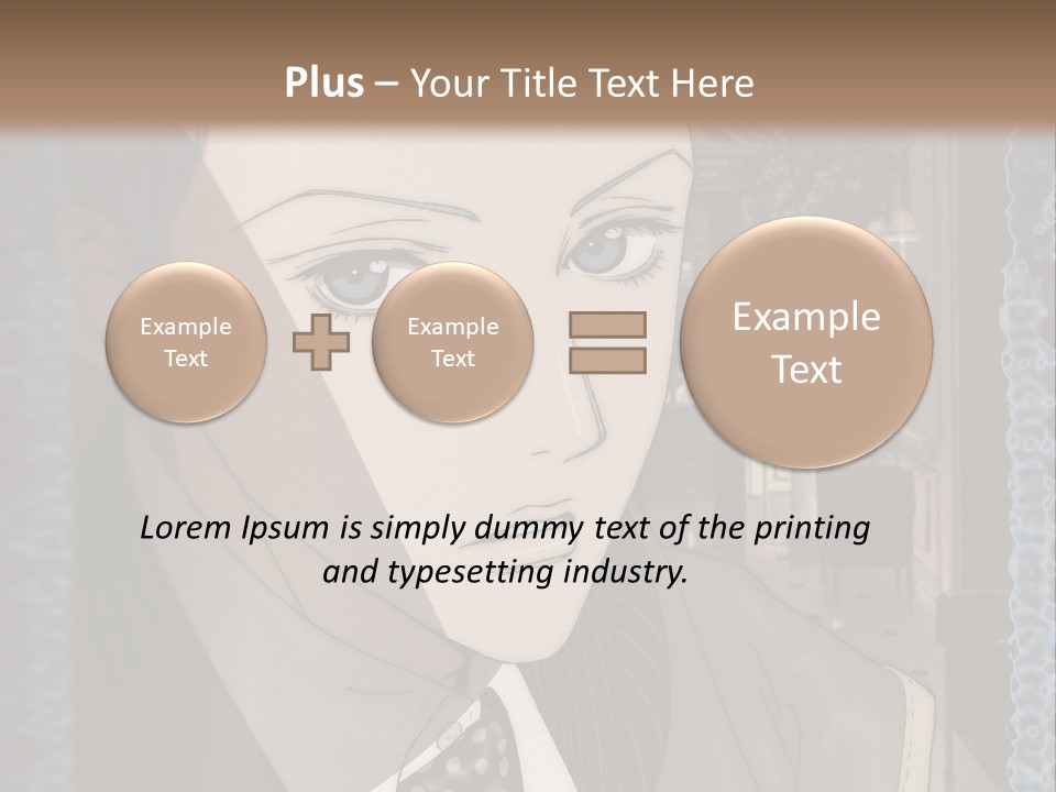 A Man In A Suit And Tie Is Looking At The Camera PowerPoint Template