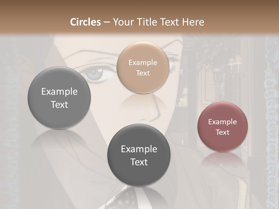 A Man In A Suit And Tie Is Looking At The Camera PowerPoint Template