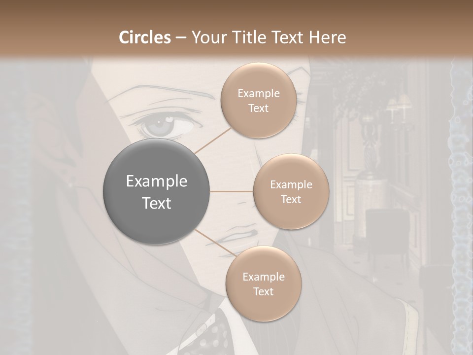 A Man In A Suit And Tie Is Looking At The Camera PowerPoint Template