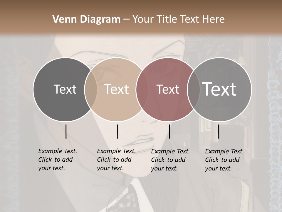 A Man In A Suit And Tie Is Looking At The Camera PowerPoint Template