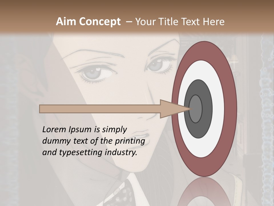 A Man In A Suit And Tie Is Looking At The Camera PowerPoint Template