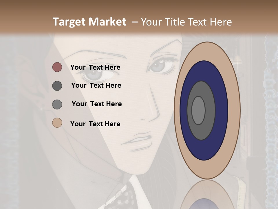 A Man In A Suit And Tie Is Looking At The Camera PowerPoint Template