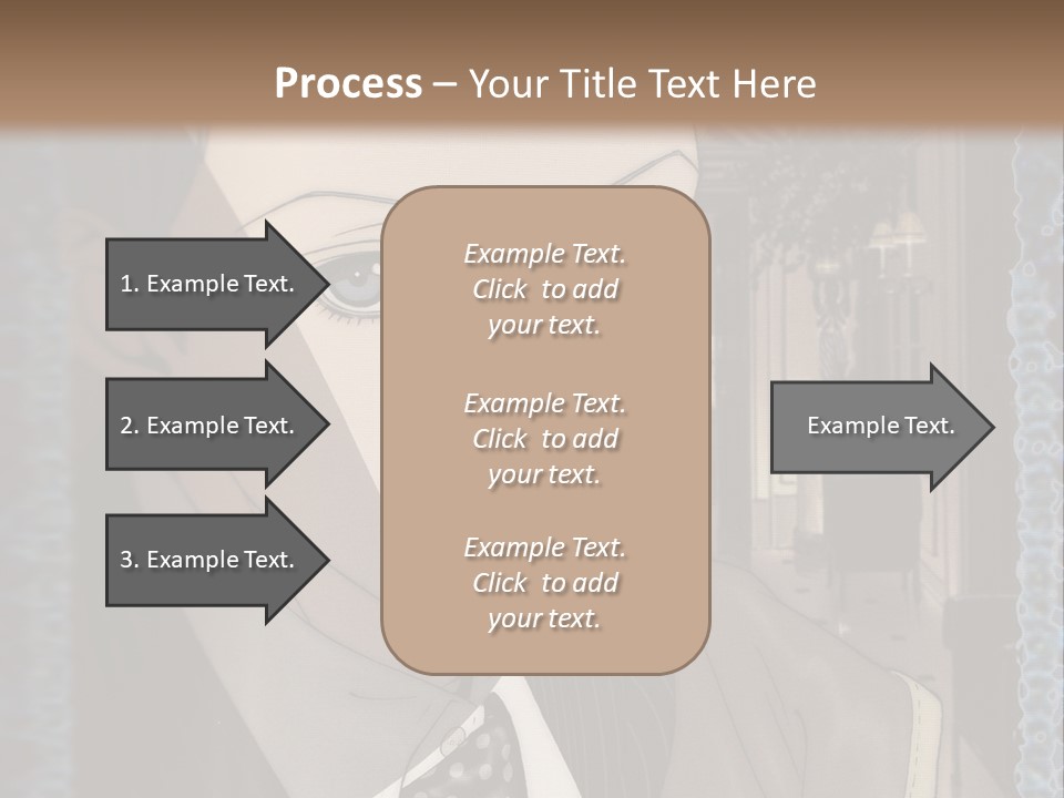 A Man In A Suit And Tie Is Looking At The Camera PowerPoint Template