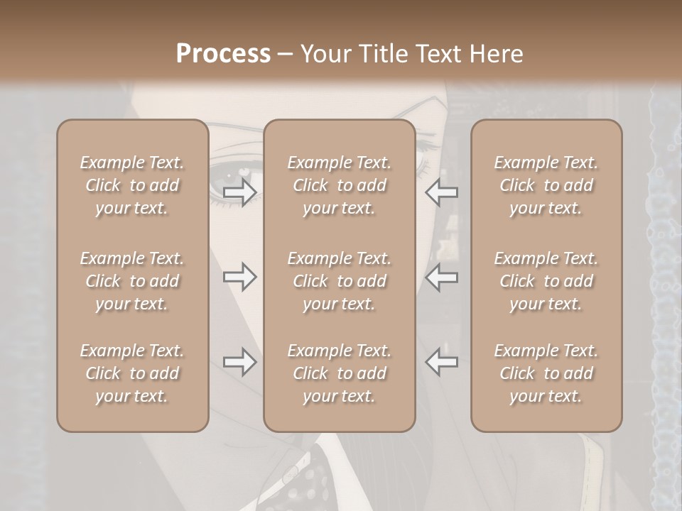 A Man In A Suit And Tie Is Looking At The Camera PowerPoint Template