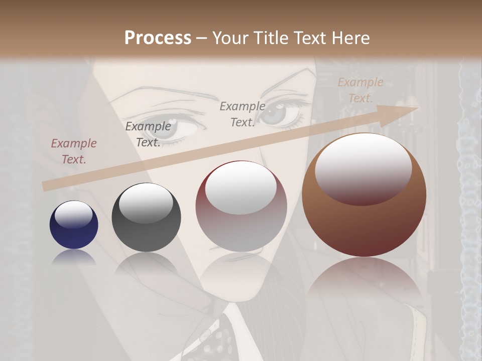 A Man In A Suit And Tie Is Looking At The Camera PowerPoint Template