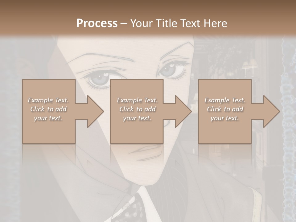 A Man In A Suit And Tie Is Looking At The Camera PowerPoint Template