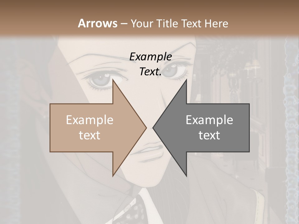 A Man In A Suit And Tie Is Looking At The Camera PowerPoint Template