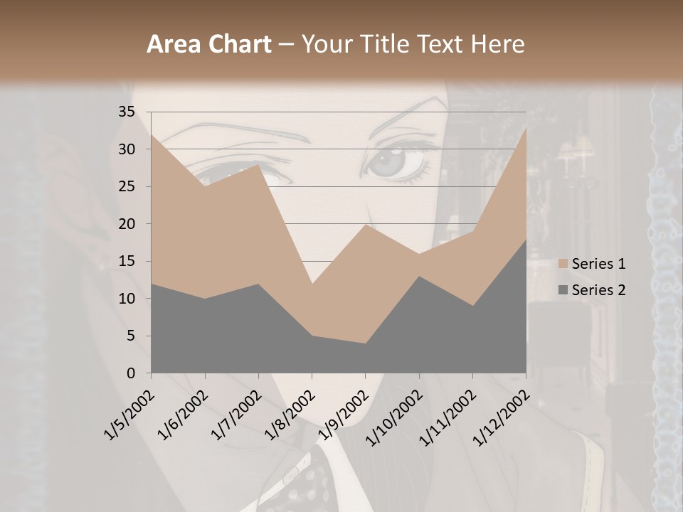 A Man In A Suit And Tie Is Looking At The Camera PowerPoint Template