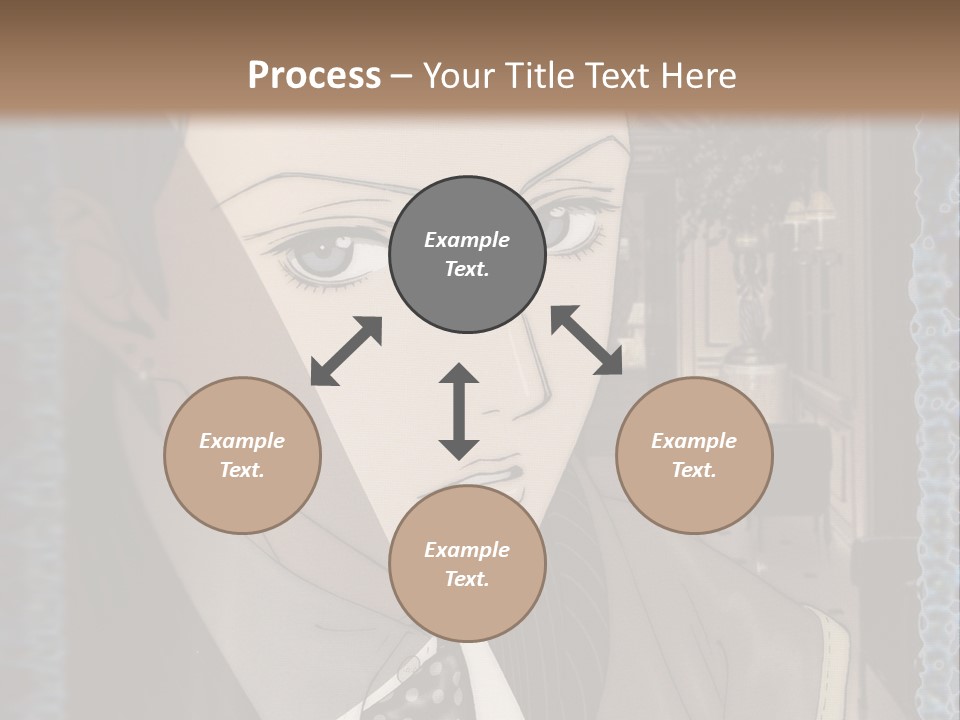 A Man In A Suit And Tie Is Looking At The Camera PowerPoint Template