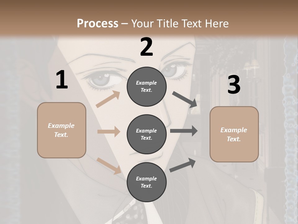 A Man In A Suit And Tie Is Looking At The Camera PowerPoint Template