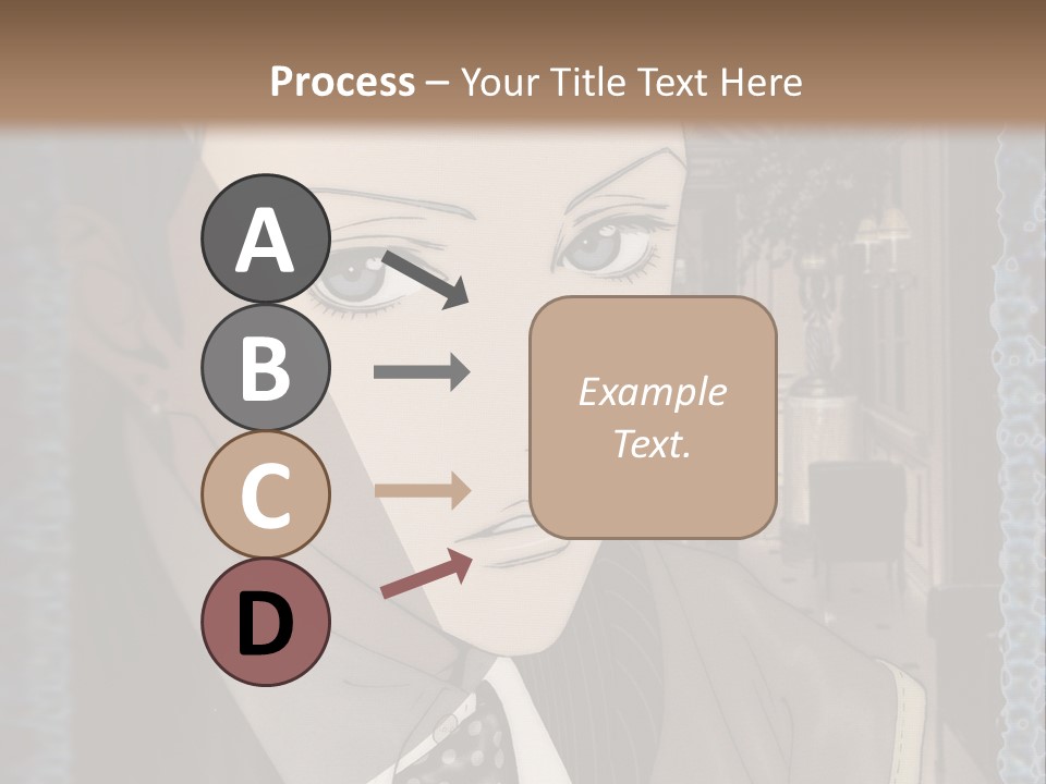 A Man In A Suit And Tie Is Looking At The Camera PowerPoint Template