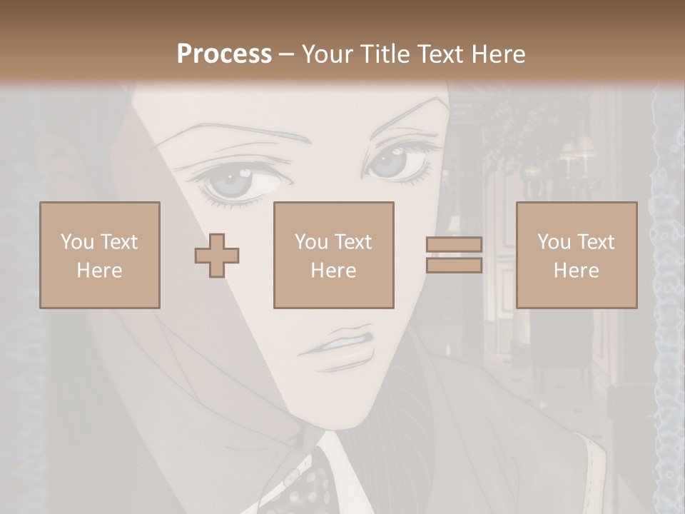 A Man In A Suit And Tie Is Looking At The Camera PowerPoint Template