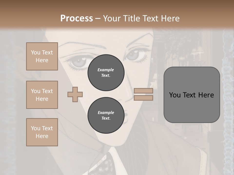 A Man In A Suit And Tie Is Looking At The Camera PowerPoint Template