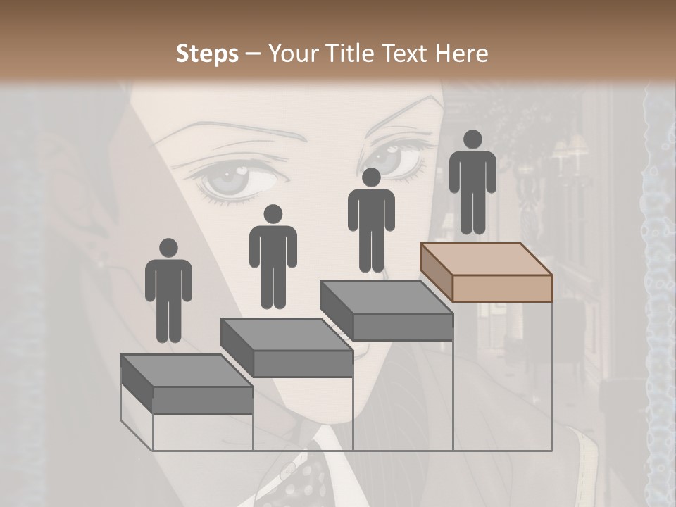 A Man In A Suit And Tie Is Looking At The Camera PowerPoint Template