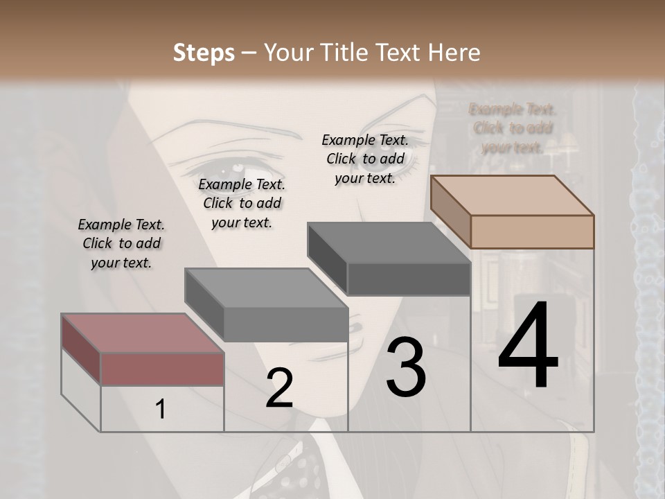 A Man In A Suit And Tie Is Looking At The Camera PowerPoint Template