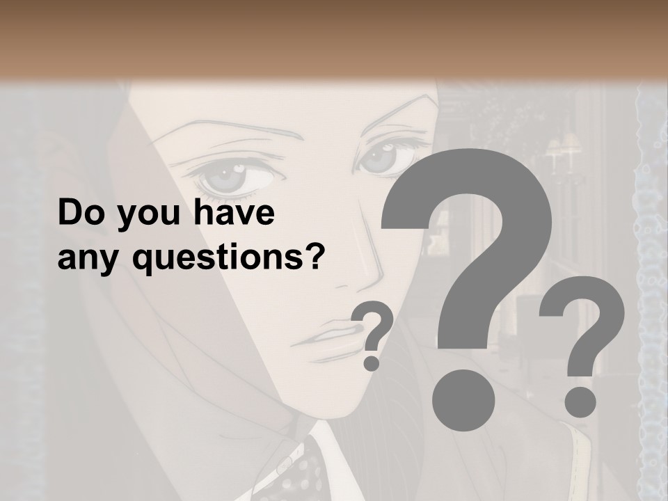 A Man In A Suit And Tie Is Looking At The Camera PowerPoint Template