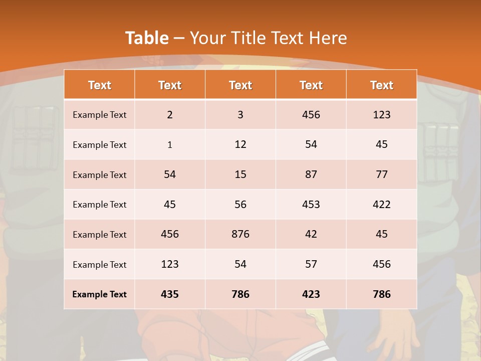 A Group Of Anime Characters With A Sunset In The Background PowerPoint Template