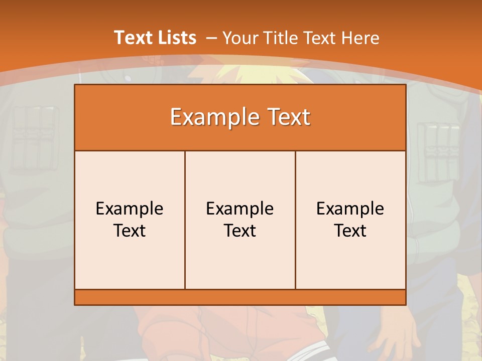 A Group Of Anime Characters With A Sunset In The Background PowerPoint Template