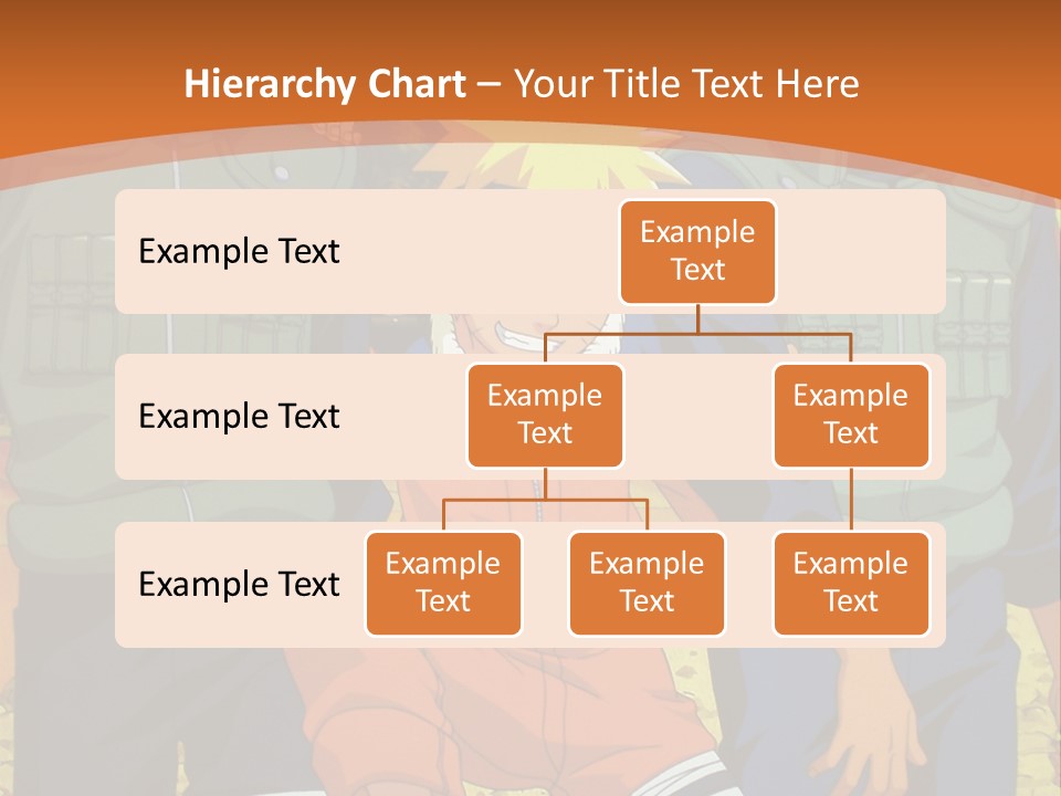 A Group Of Anime Characters With A Sunset In The Background PowerPoint Template