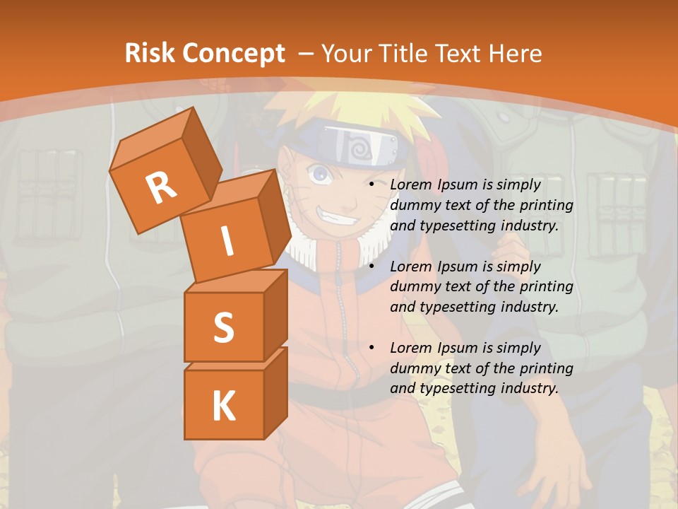 A Group Of Anime Characters With A Sunset In The Background PowerPoint Template