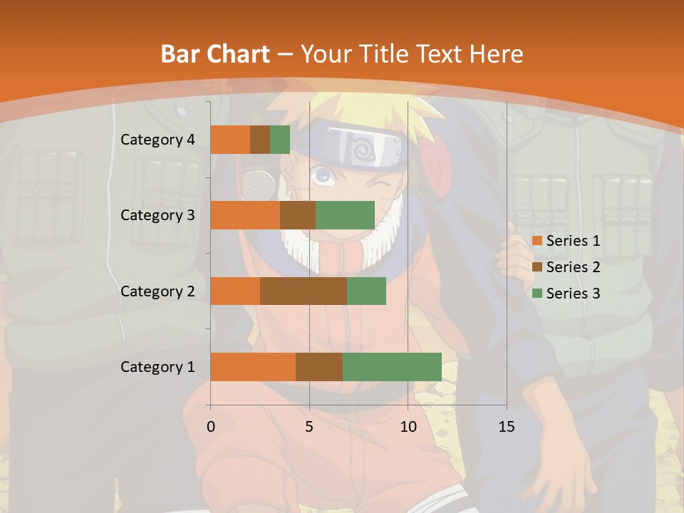 A Group Of Anime Characters With A Sunset In The Background PowerPoint Template