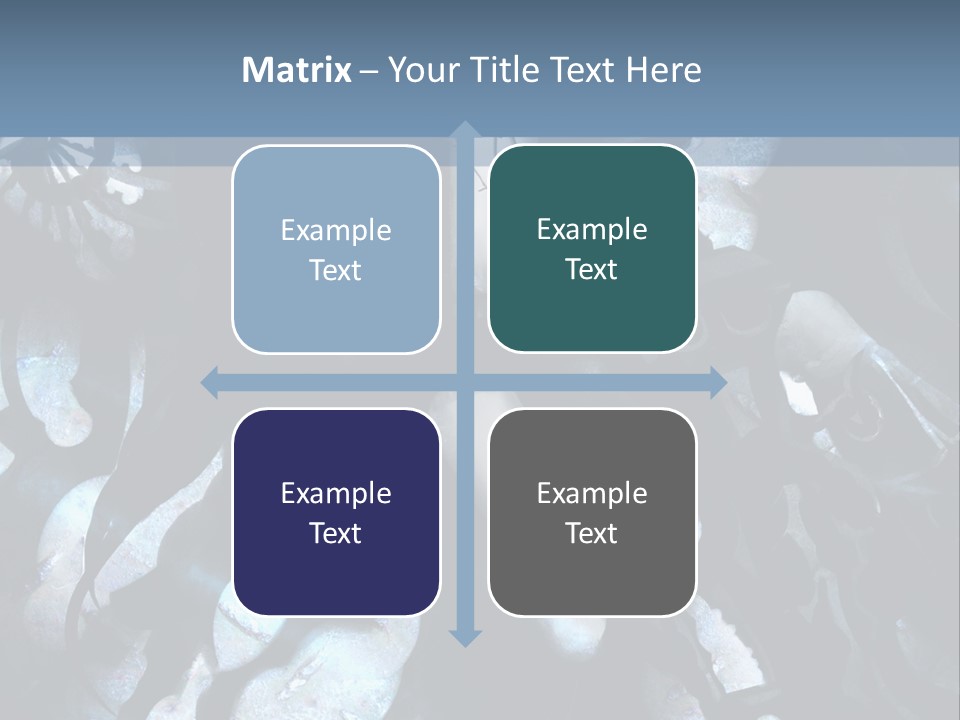 A Black And White Anime Character With Blue Hair PowerPoint Template