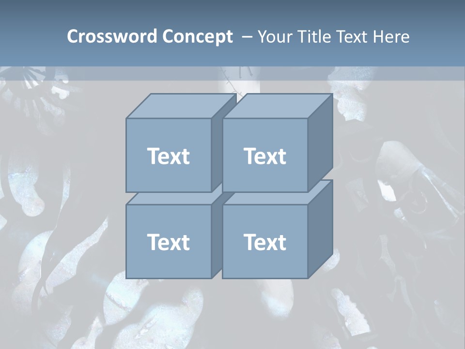 A Black And White Anime Character With Blue Hair PowerPoint Template