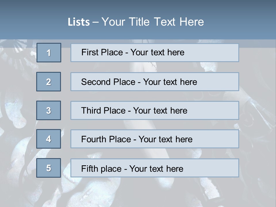 A Black And White Anime Character With Blue Hair PowerPoint Template