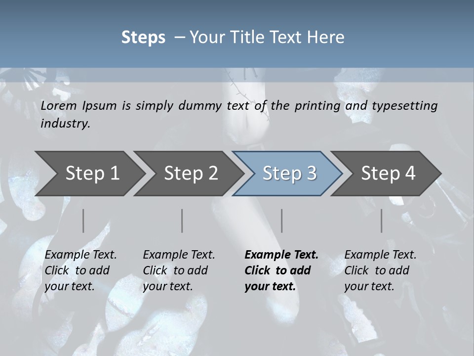 A Black And White Anime Character With Blue Hair PowerPoint Template