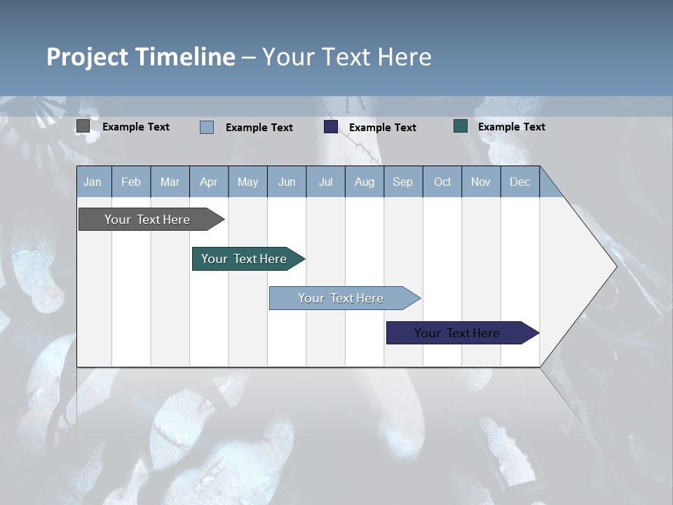 A Black And White Anime Character With Blue Hair PowerPoint Template