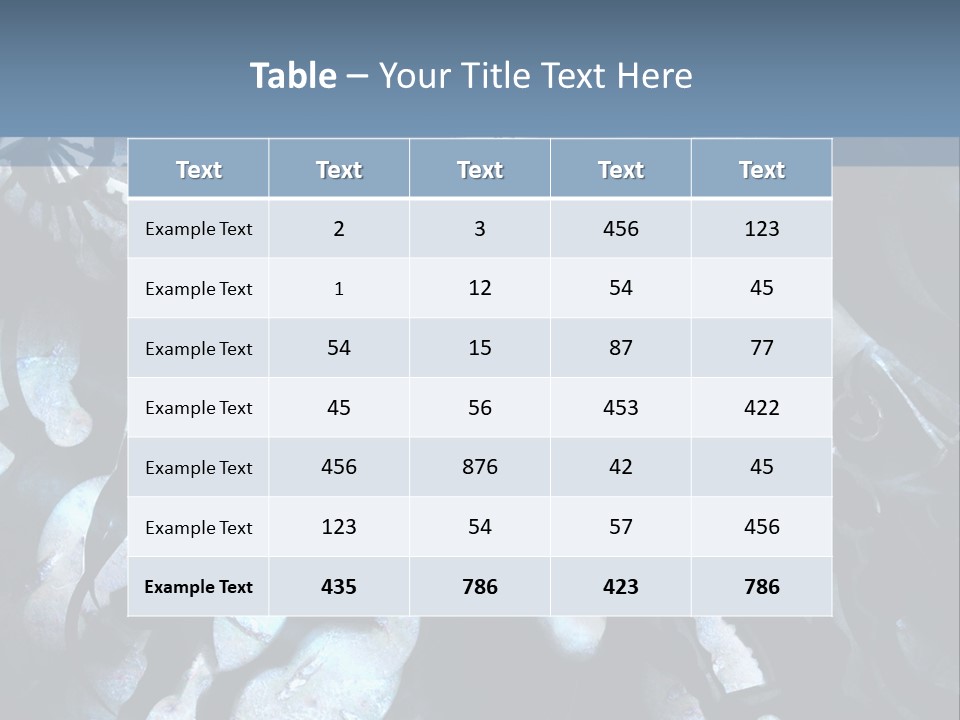 A Black And White Anime Character With Blue Hair PowerPoint Template