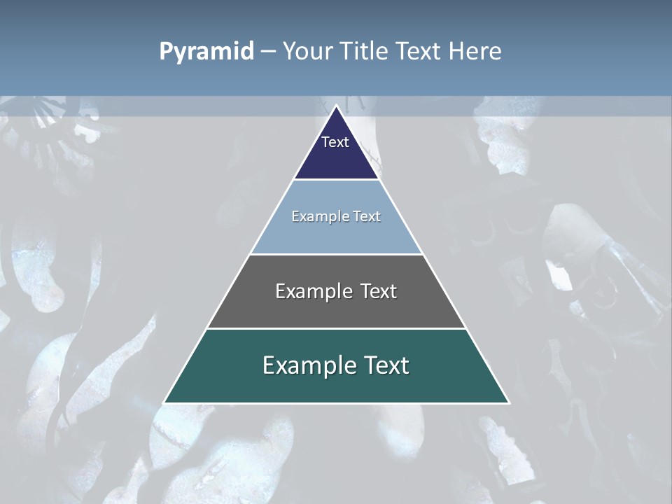 A Black And White Anime Character With Blue Hair PowerPoint Template