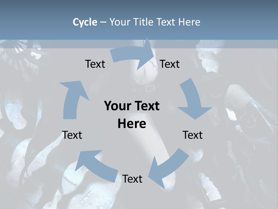 A Black And White Anime Character With Blue Hair PowerPoint Template