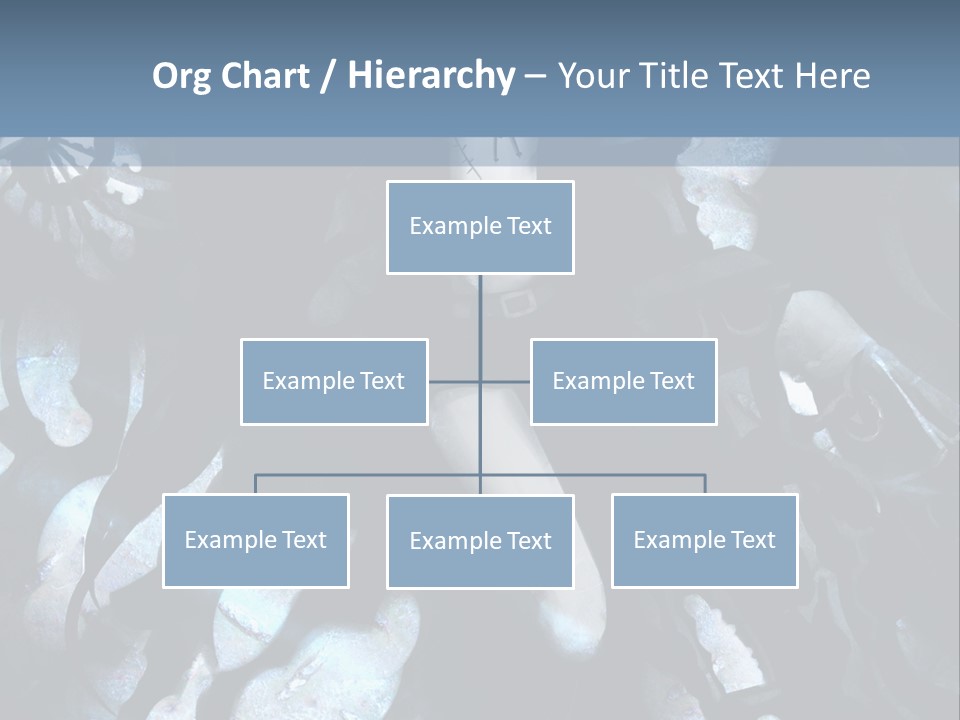 A Black And White Anime Character With Blue Hair PowerPoint Template