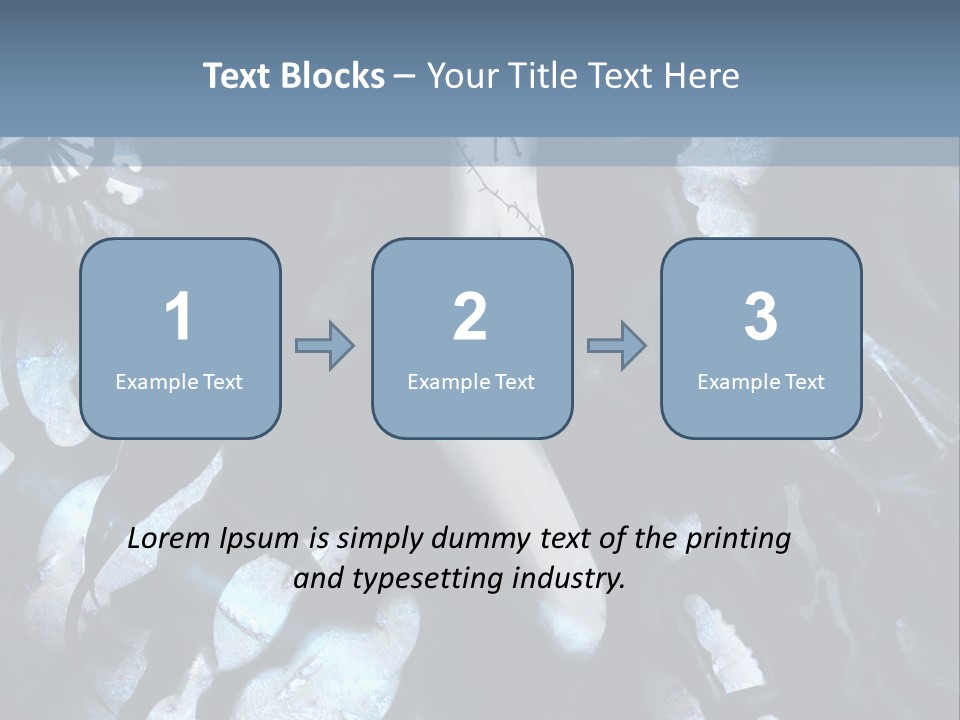 A Black And White Anime Character With Blue Hair PowerPoint Template