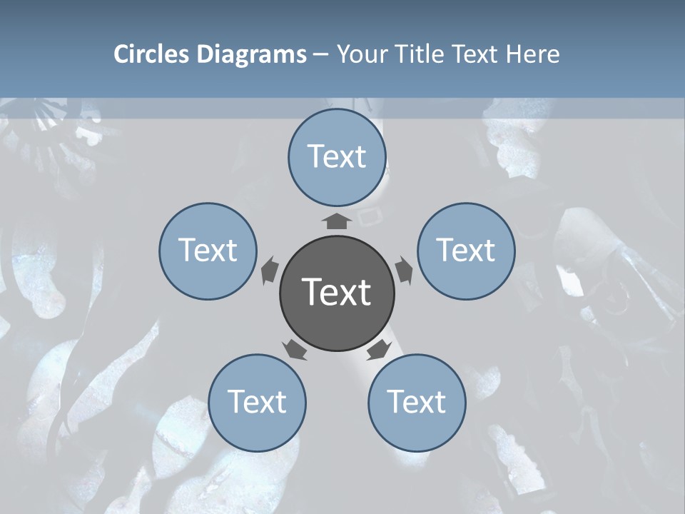 A Black And White Anime Character With Blue Hair PowerPoint Template