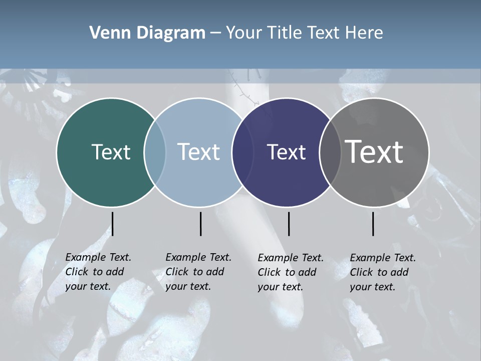 A Black And White Anime Character With Blue Hair PowerPoint Template