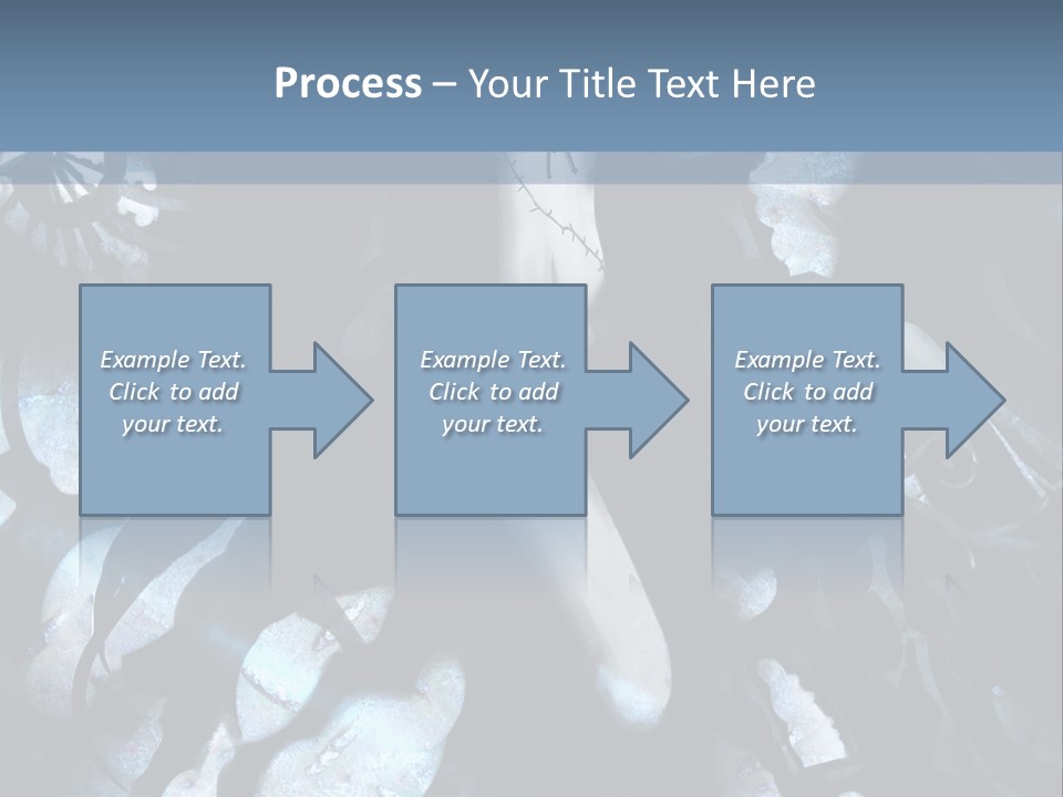 A Black And White Anime Character With Blue Hair PowerPoint Template