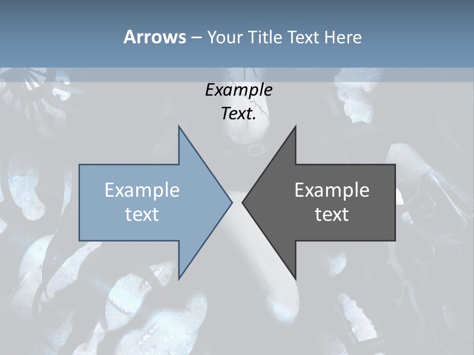 A Black And White Anime Character With Blue Hair PowerPoint Template