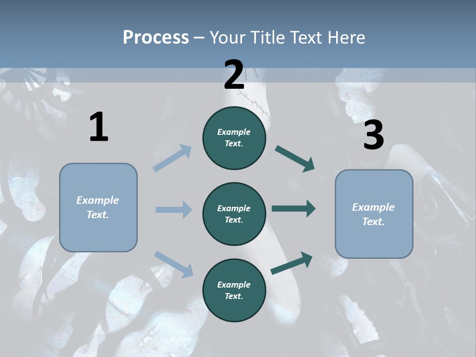 A Black And White Anime Character With Blue Hair PowerPoint Template