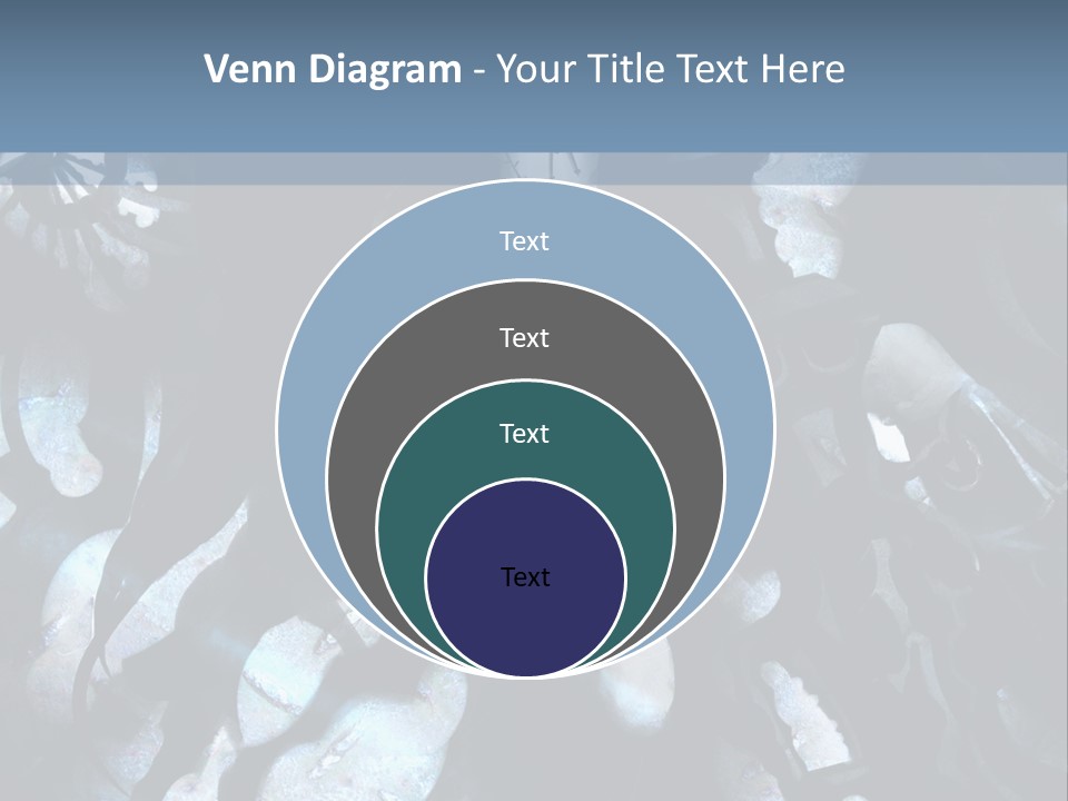 A Black And White Anime Character With Blue Hair PowerPoint Template
