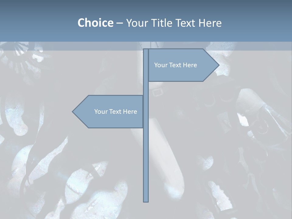 A Black And White Anime Character With Blue Hair PowerPoint Template