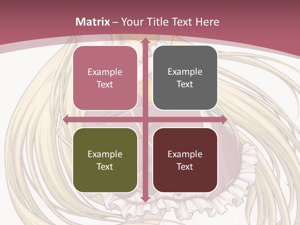 A Girl With Long Hair Is Sitting On The Ground PowerPoint Template