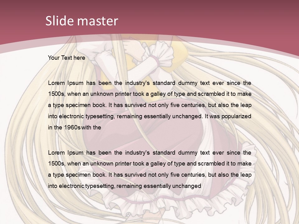 A Girl With Long Hair Is Sitting On The Ground PowerPoint Template