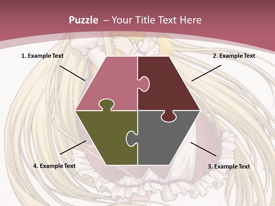 A Girl With Long Hair Is Sitting On The Ground PowerPoint Template