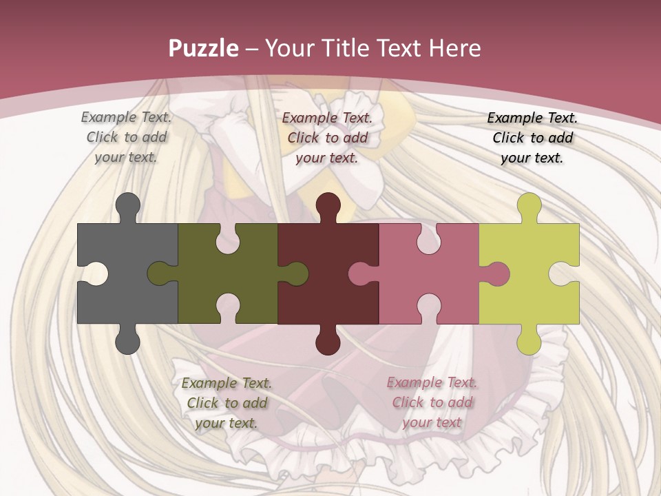 A Girl With Long Hair Is Sitting On The Ground PowerPoint Template