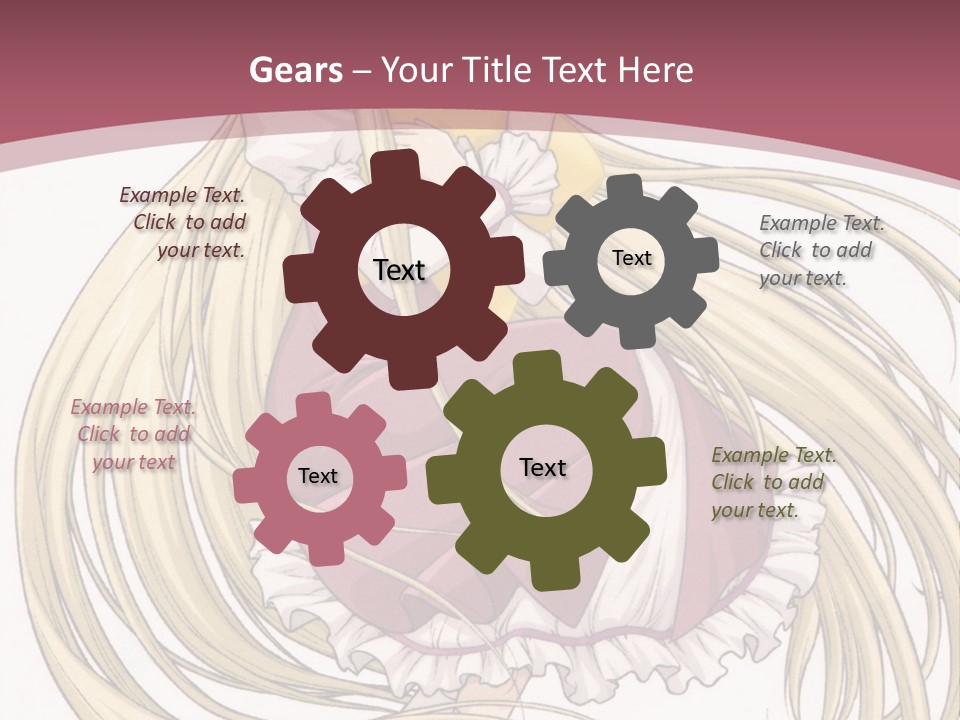 A Girl With Long Hair Is Sitting On The Ground PowerPoint Template