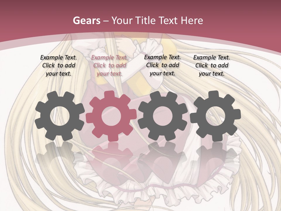 A Girl With Long Hair Is Sitting On The Ground PowerPoint Template