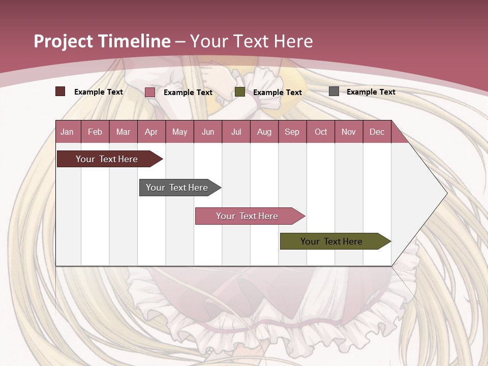 A Girl With Long Hair Is Sitting On The Ground PowerPoint Template