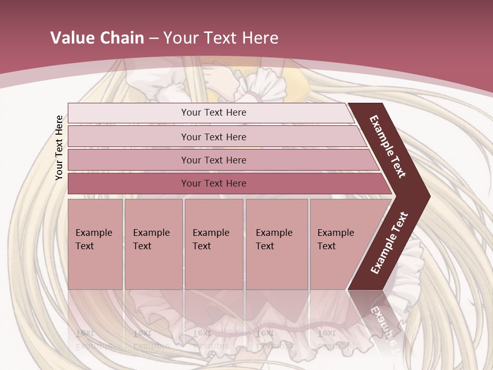 A Girl With Long Hair Is Sitting On The Ground PowerPoint Template